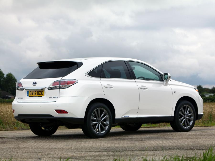  Lexus RX450h F-Sport 2012 года  (UK) (фото 8 из 16)